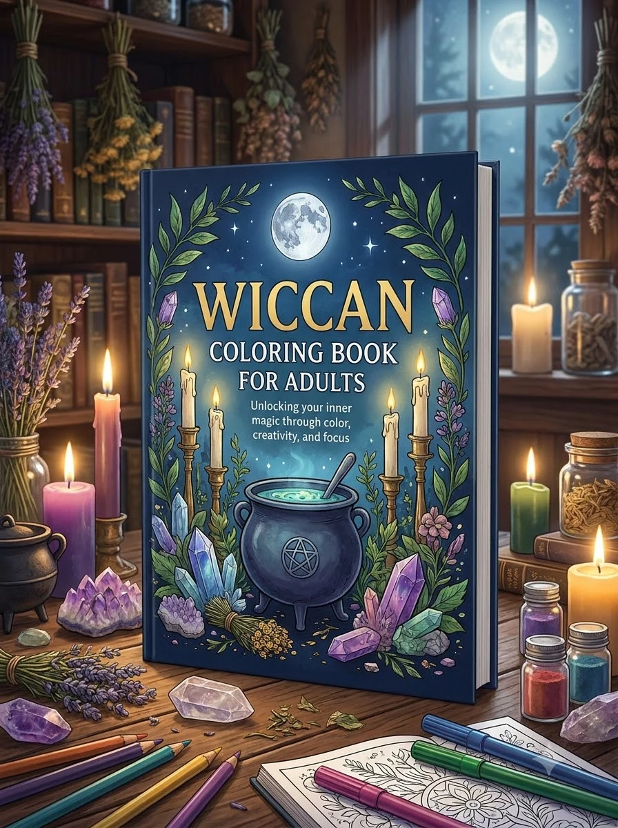 Witchcraft Coloring Book for Adults: Nourish the Spirit and Channel Creative Energy