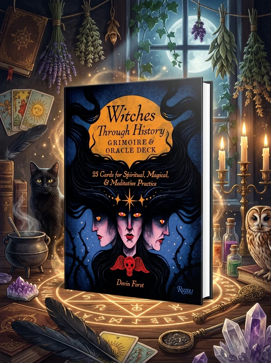Witches Through History: Grimoire and Oracle Deck: 25 Cards for Spiritual, Magical & Meditative Practice