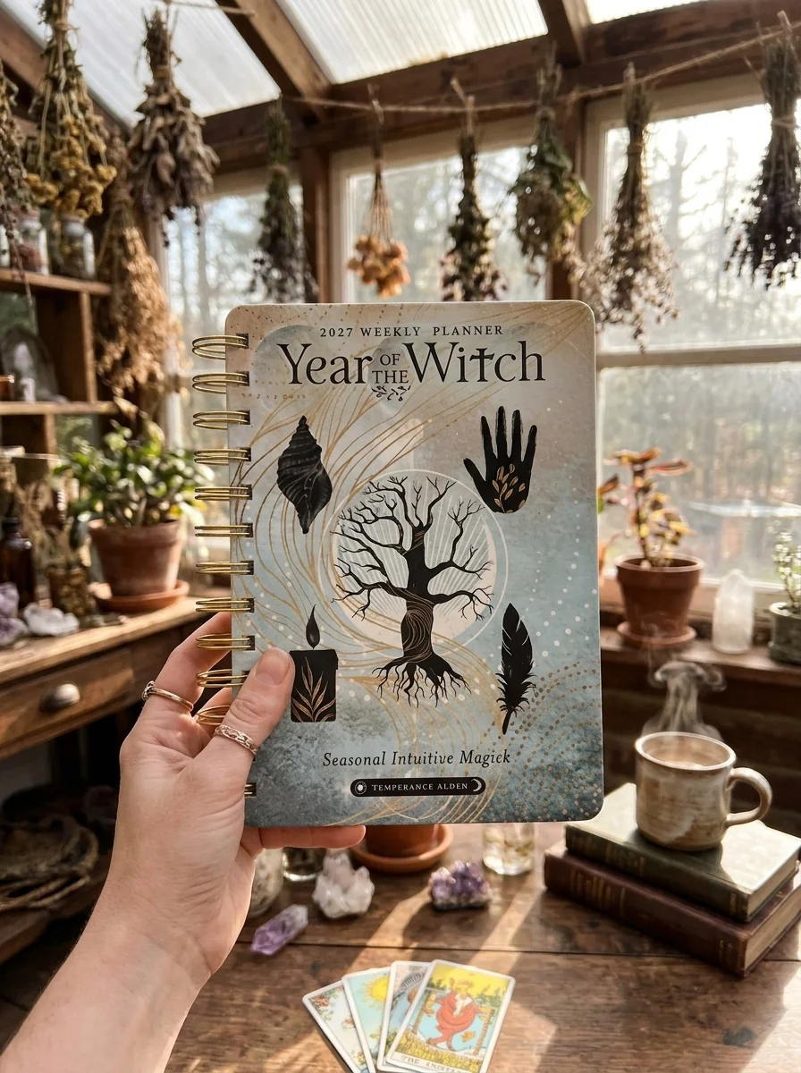 Year of the Witch 2027 Weekly Planner Calendar: Seasonal Intuitive Magick — photo 2