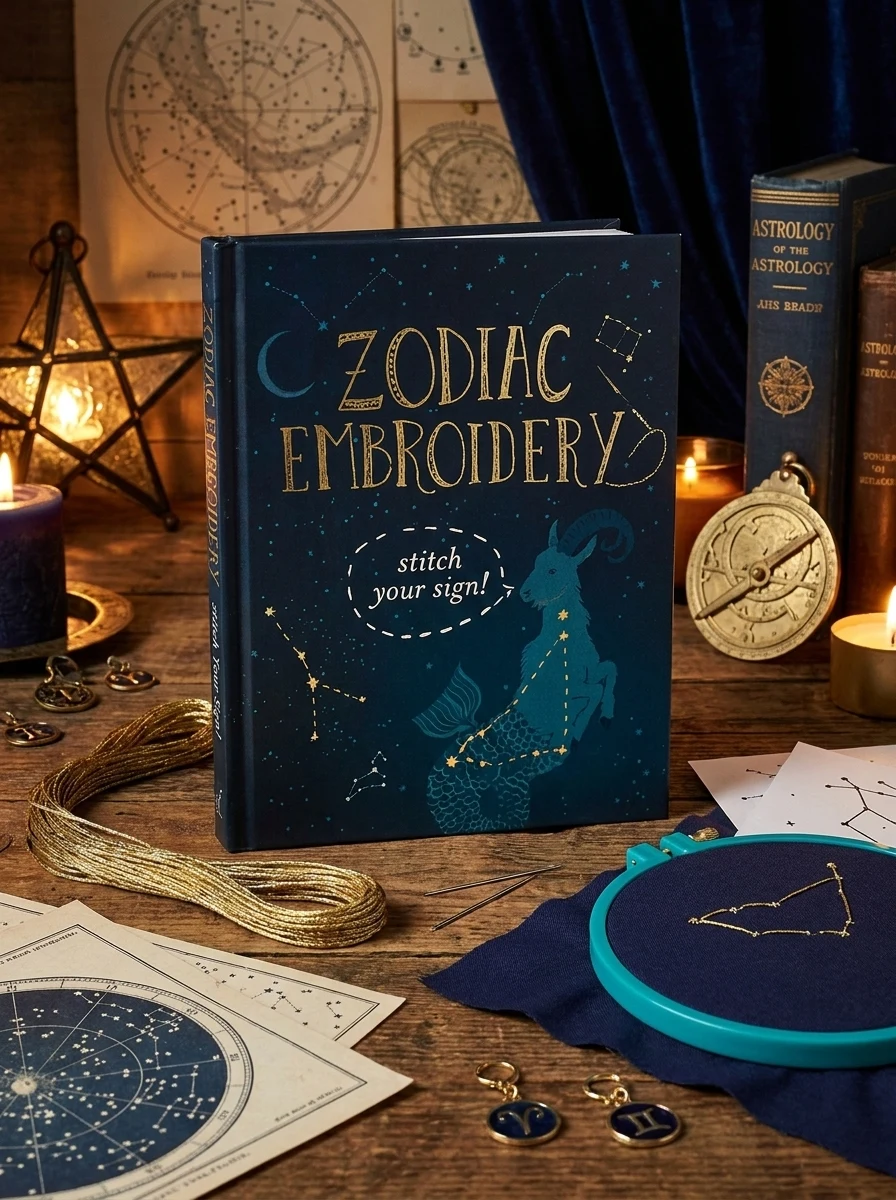 Zodiac Embroidery: Stitch Your Sign! by Fleiss, Anna